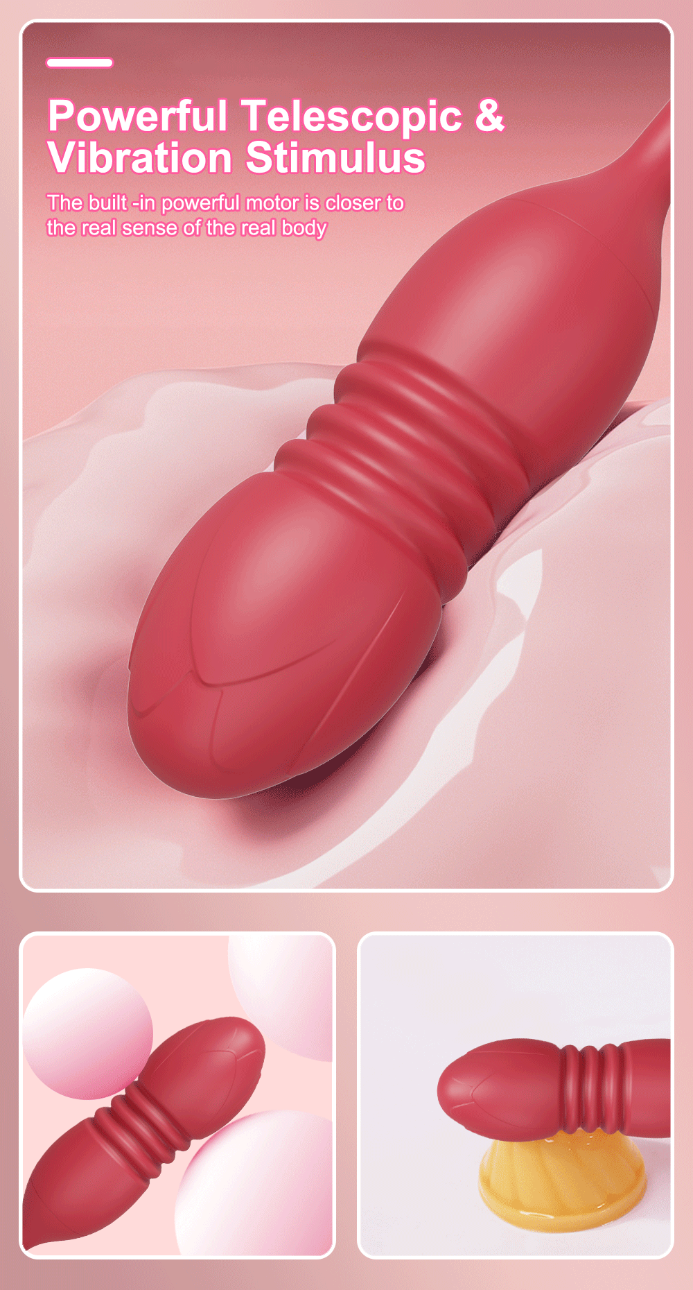 Eriosa – Rose Sensuelle | Vibromasseur à Succion & Stimulateur Clitoridien