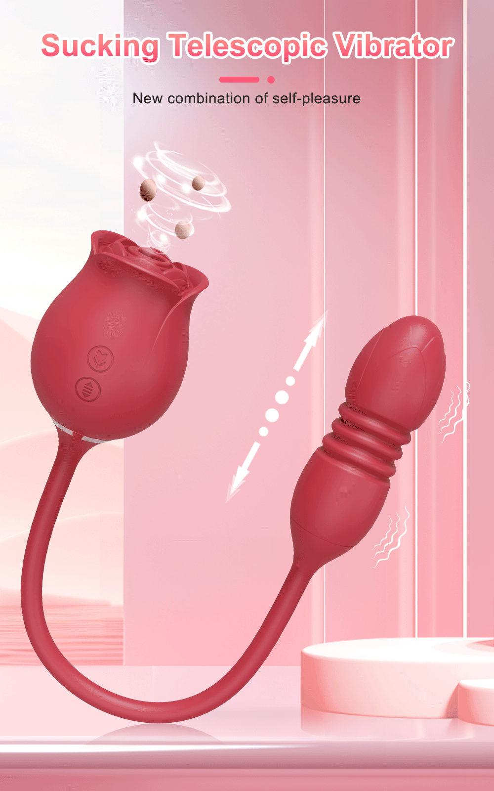 Eriosa – Rose Sensuelle | Vibromasseur à Succion & Stimulateur Clitoridien