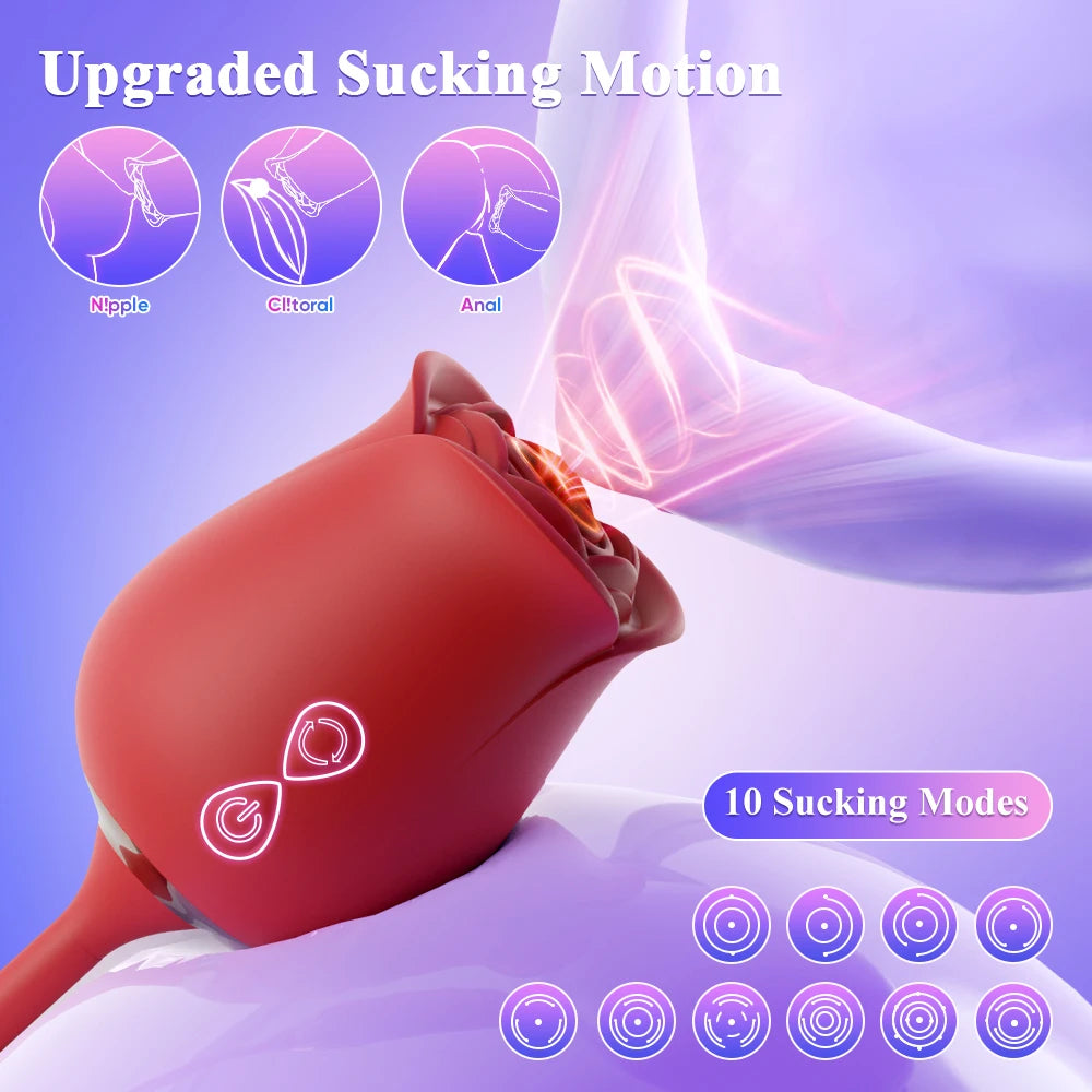 Eriosa – Rose Sensuelle | Vibromasseur à Succion & Stimulateur Clitoridien