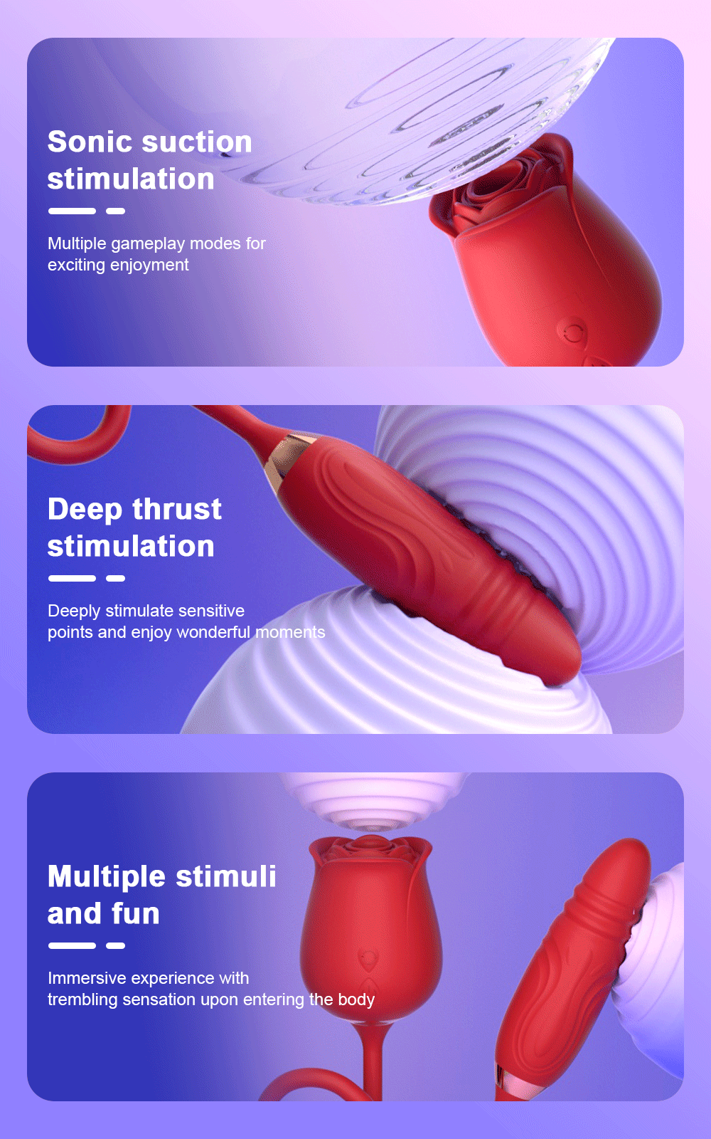 Eriosa – Rose Sensuelle | Vibromasseur à Succion & Stimulateur Clitoridien